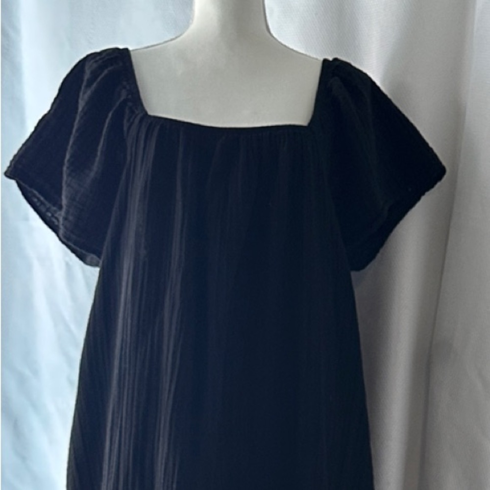 ✨ Black Cotton Madi  Dress with Pockets – Size XXL - Picture 8 of 9